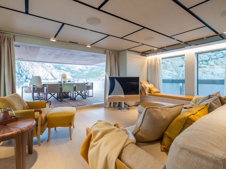 RMF Sanlorenzo 52 Steel - main saloon RMF Sanlorenzo 52 Steel - main saloon