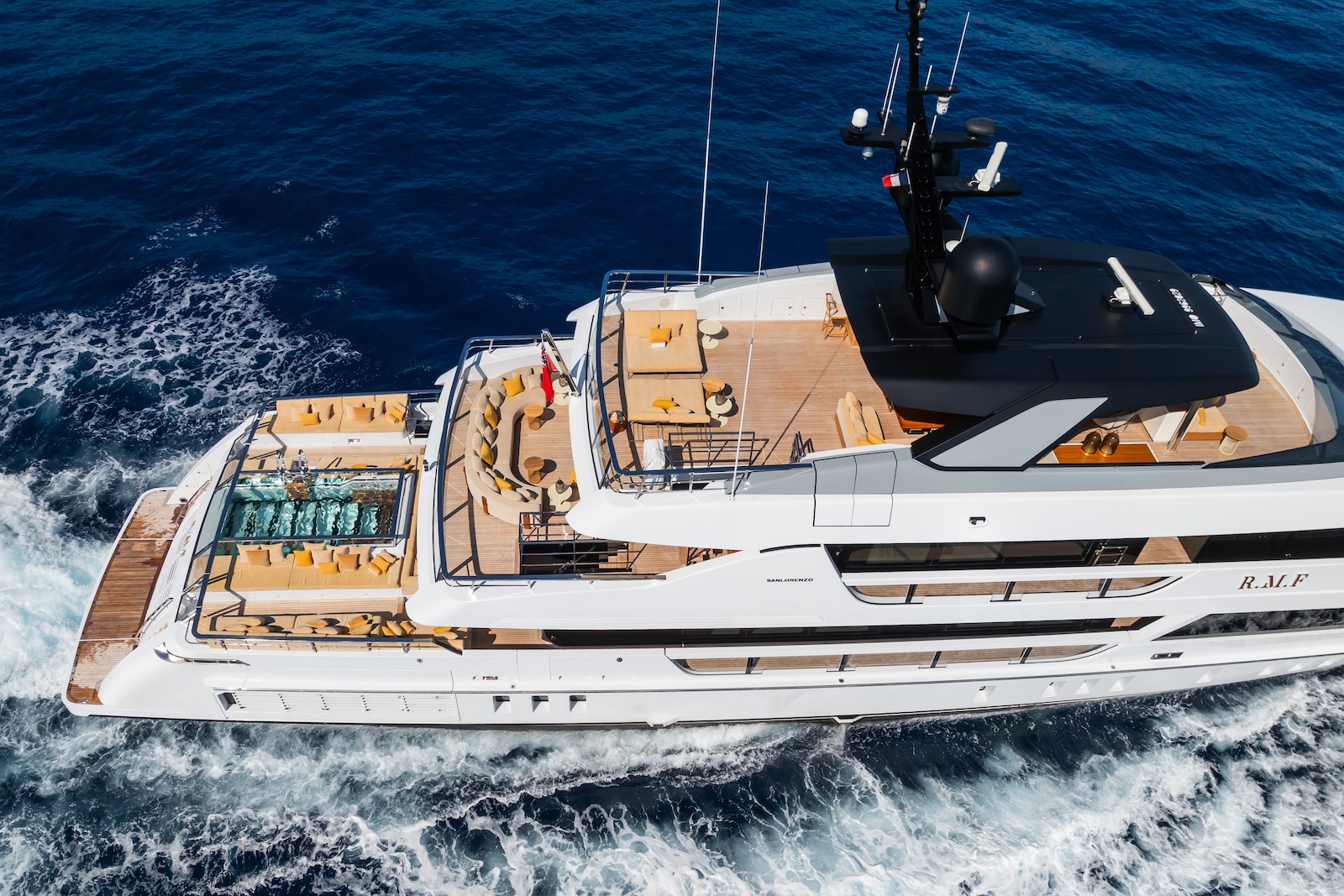 Charter Yacht RMF - Sanlorenzo 52Steel - 5 Cabins - Cannes - St. Tropez - Nice - Antibes - French Riviera - Monaco