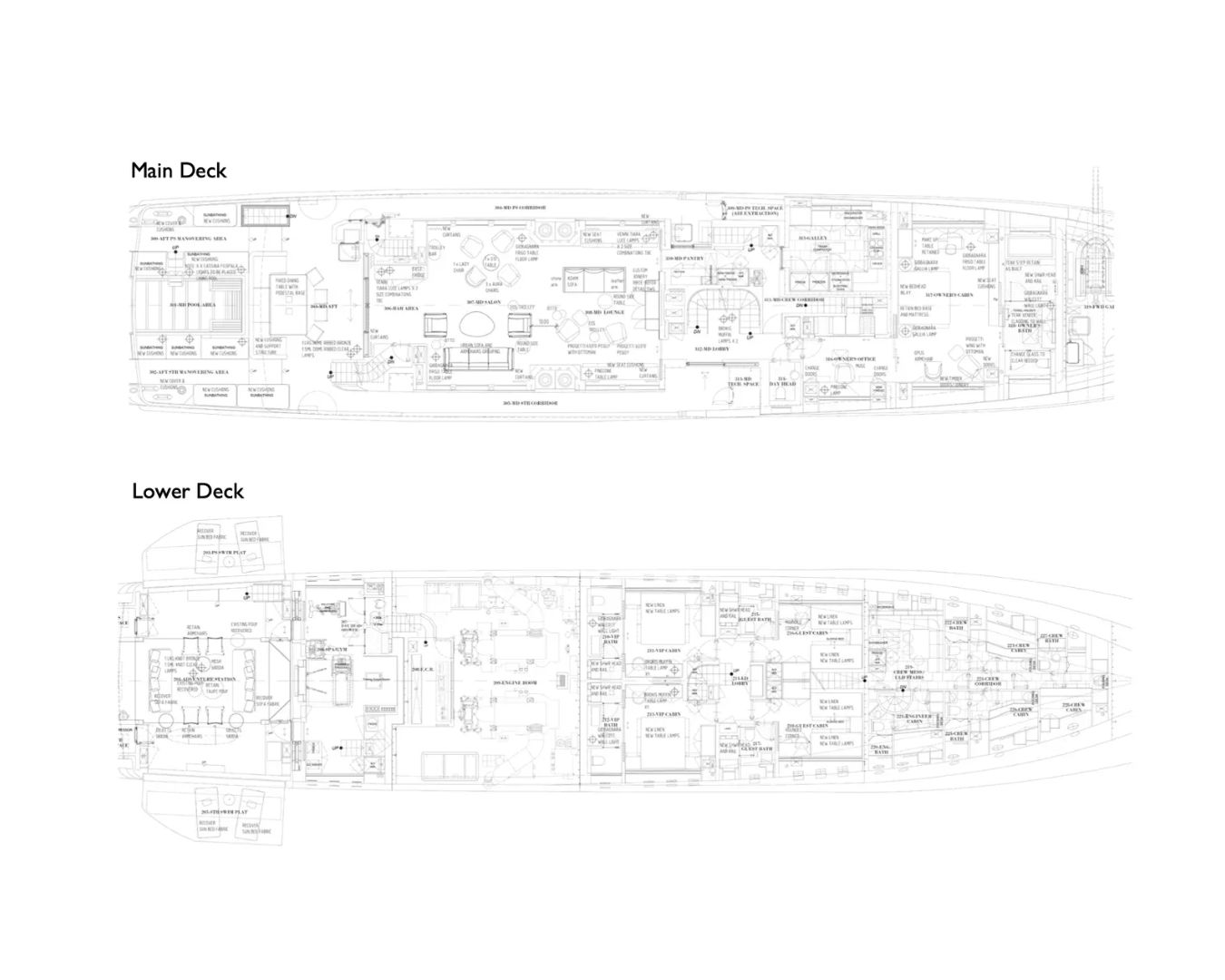 Layout for RMF Sanlorenzo 52Steel - layout
