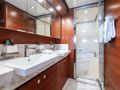 ROBUSTO Ferretti Custom Line 112 Next - VIP cabin 1 bathroom ROBUSTO Ferretti Custom Line 112 Next - VIP cabin 1 bathroom