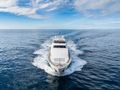 ROBUSTO Ferretti Custom Line 112 Next - cruising bow view ROBUSTO Ferretti Custom Line 112 Next - cruising bow view