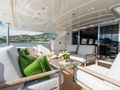 ROBUSTO Ferretti Custom Line 112 Next - main aft deck lounge ROBUSTO Ferretti Custom Line 112 Next - main aft deck lounge