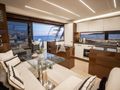 ROMY ONE Prestige 680 saloon seating area and galley