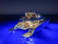 ROYAL RITA Sunreef 78 Power at night ROYAL RITA Sunreef 78 Power at night