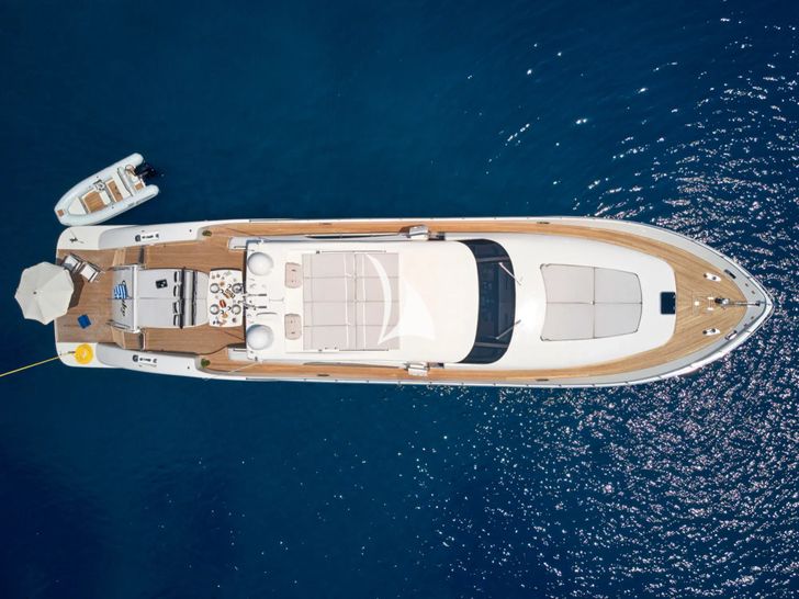 RUBY Tecnomar Velvet 83 - top aerial shot RUBY Tecnomar Velvet 83 - top aerial shot