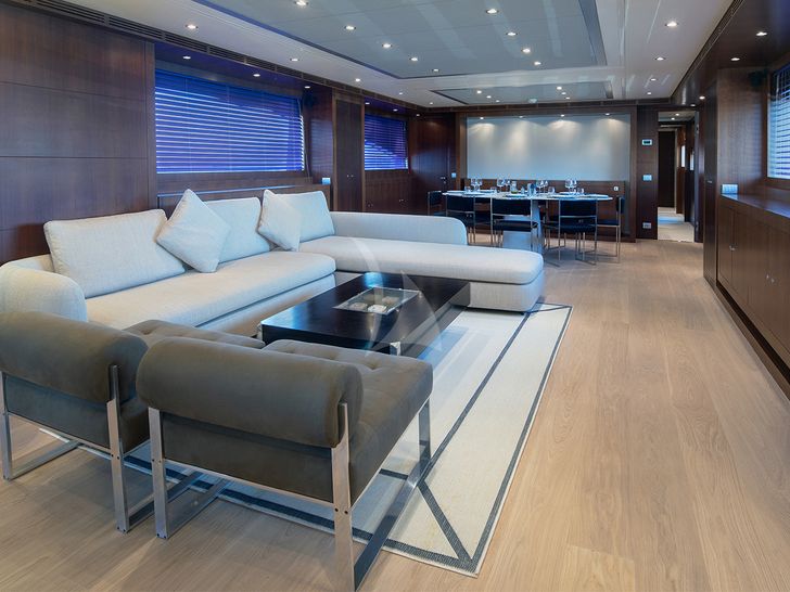 Riva Athena 115 BEYOND Yacht Main Saloon Riva Athena 115 BEYOND Yacht Main Saloon