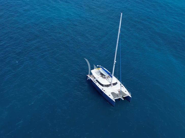 S/Y FENG Sunreef 70 - drone shot S/Y FENG Sunreef 70 - drone shot