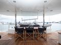 S/Y FENG Sunreef 70 - aft deck alfresco dining area S/Y FENG Sunreef 70 - aft deck alfresco dining area