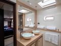 S/Y FENG Sunreef 70 - cabin 1 bathroom vanity unit S/Y FENG Sunreef 70 - cabin 1 bathroom vanity unit
