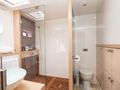 S/Y FENG Sunreef 70 cabin 1 shower area