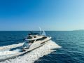 SAAHSA Sunseeker 76 Yacht cruising on top speed