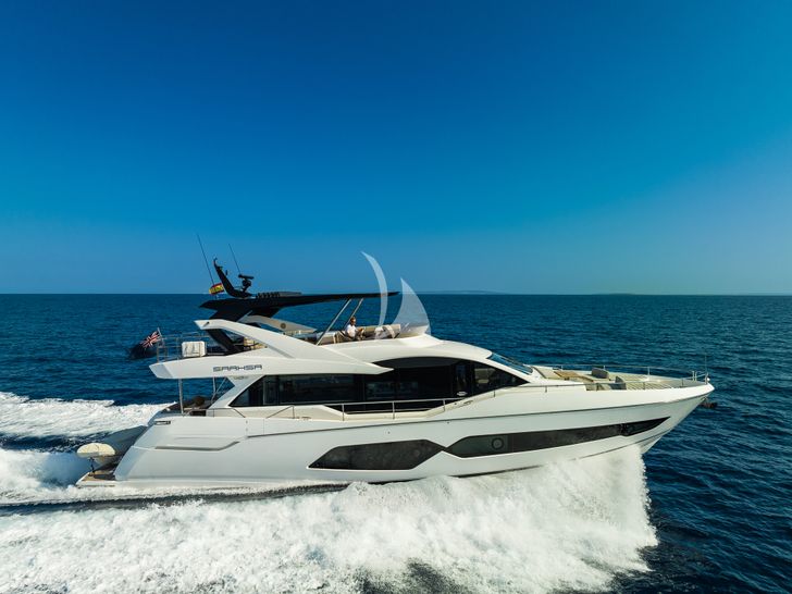 SAAHSA Sunseeker 76 - cruising SAAHSA Sunseeker 76 - cruising
