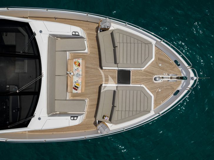 SAAHSA Sunseeker 76 - foredeck aerial shot SAAHSA Sunseeker 76 - foredeck aerial shot