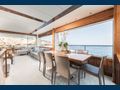 SAAHSA Sunseeker 76 Yacht indoor dining area
