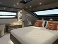 SAAM II Sanlorenzo SL96 - master cabin bed SAAM II Sanlorenzo SL96 - master cabin bed