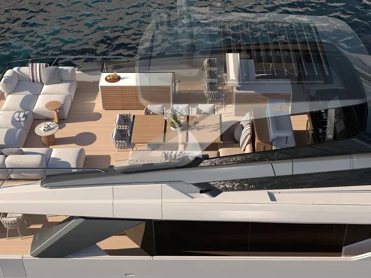 SAAM II Sanlorenzo SL96 - sundeck SAAM II Sanlorenzo SL96 - sundeck