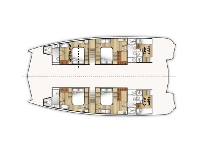SAIDEIRA Moon Yacht 60 - layout SAIDEIRA Moon Yacht 60 - layout