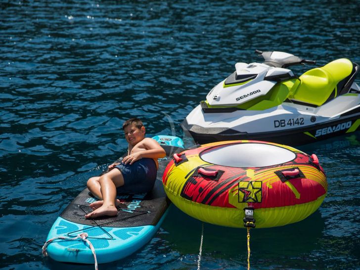 SALT Filippetti F76 - enjoying the water toys SALT Filippetti F76 - enjoying the water toys