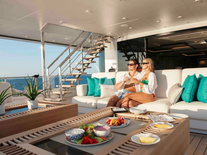 SAMURAI Alia 60m - main aft deck SAMURAI Alia 60m - main aft deck