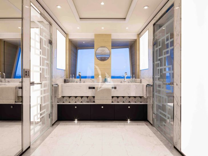 SAMURAI Alia 60m - master cabin bathroom SAMURAI Alia 60m - master cabin bathroom