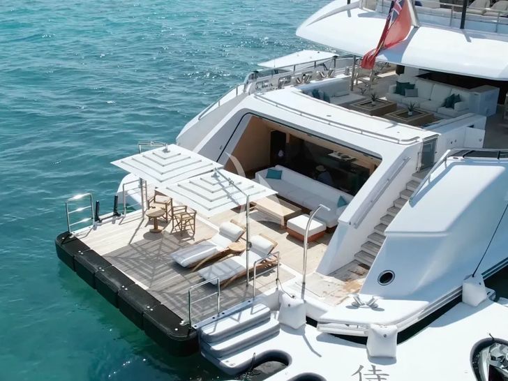 SAMURAI Alia 60m - swimming platform SAMURAI Alia 60m - swimming platform