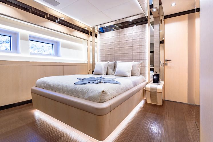 Charter Yacht SANCTUARY - Mangusta Oceano 43 - 5 Cabins - Athens - Mykonos - Paros - Greece