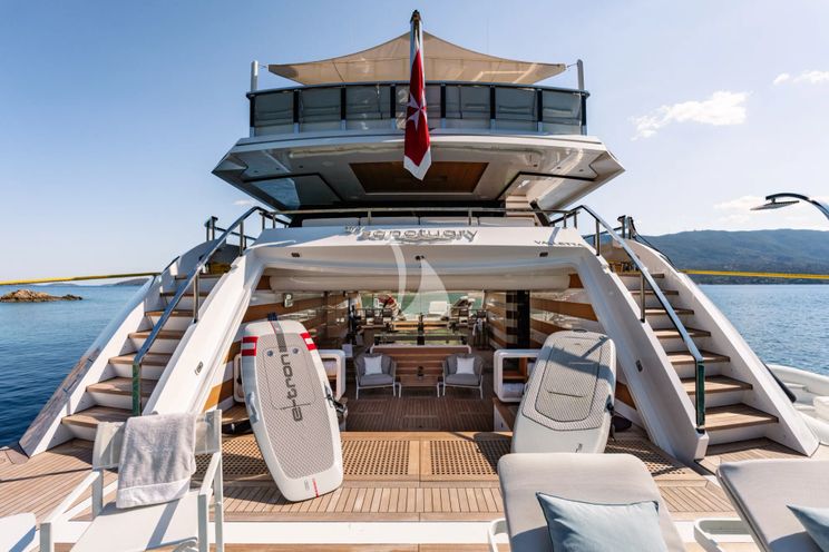 Charter Yacht SANCTUARY - Mangusta Oceano 43 - 5 Cabins - Athens - Mykonos - Paros - Greece