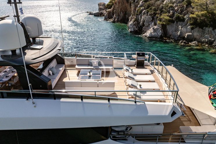 Charter Yacht SANCTUARY - Mangusta Oceano 43 - 5 Cabins - Athens - Mykonos - Paros - Greece