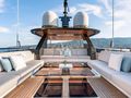 SANCTUARY Mangusta Oceano 43 - flybridge seating SANCTUARY Mangusta Oceano 43 - flybridge seating