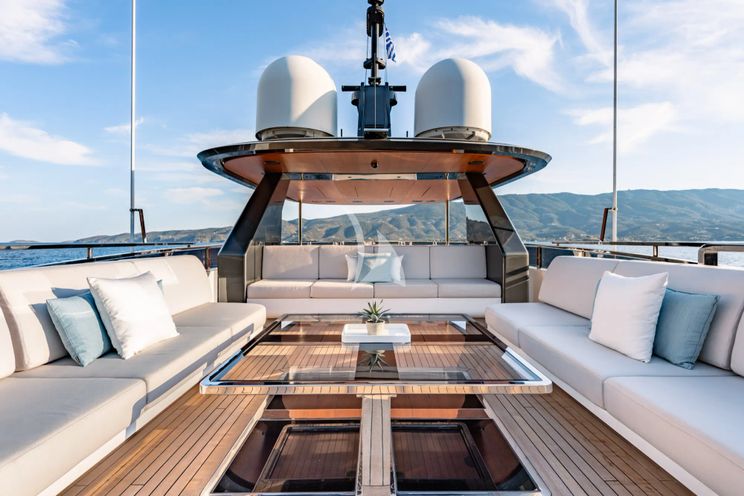 Charter Yacht SANCTUARY - Mangusta Oceano 43 - 5 Cabins - Athens - Mykonos - Paros - Greece