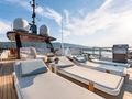 SANCTUARY Mangusta Oceano 43 - flybridge sun beds SANCTUARY Mangusta Oceano 43 - flybridge sun beds