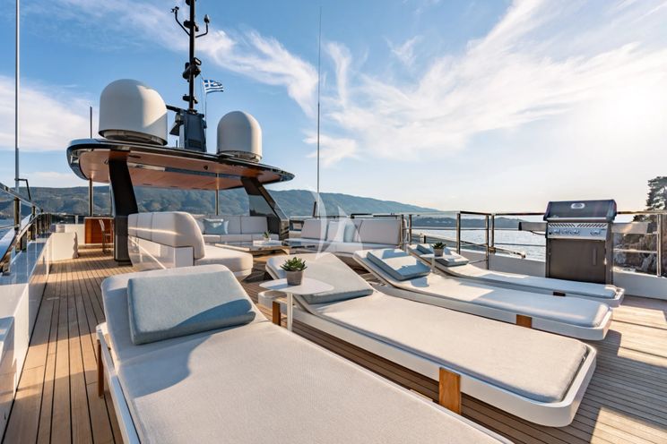 Charter Yacht SANCTUARY - Mangusta Oceano 43 - 5 Cabins - Athens - Mykonos - Paros - Greece