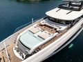 SANCTUARY Mangusta Oceano 43 - foredeck lounge and pool jacuzzi SANCTUARY Mangusta Oceano 43 - foredeck lounge and pool jacuzzi