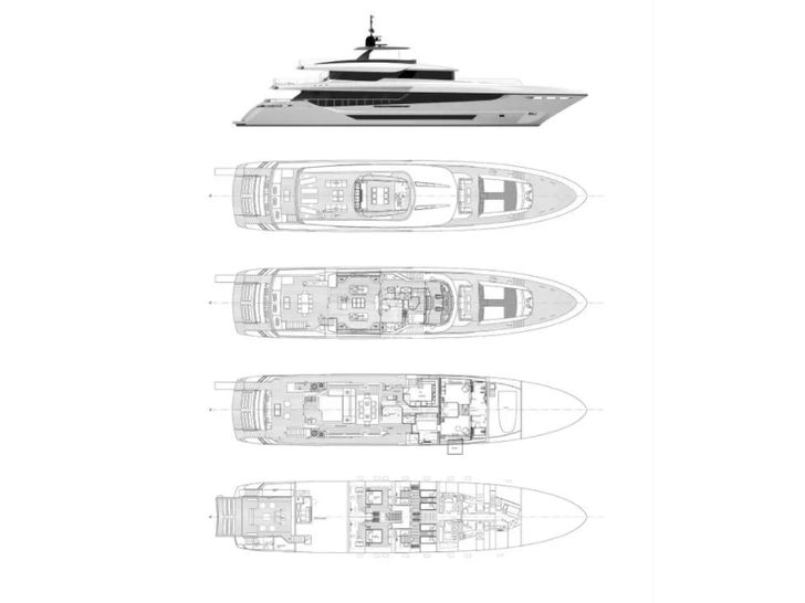 SANCTUARY Mangusta Oceano 43 - layout SANCTUARY Mangusta Oceano 43 - layout