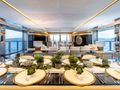 SANCTUARY Mangusta Oceano 43 - main dining set up SANCTUARY Mangusta Oceano 43 - main dining set up