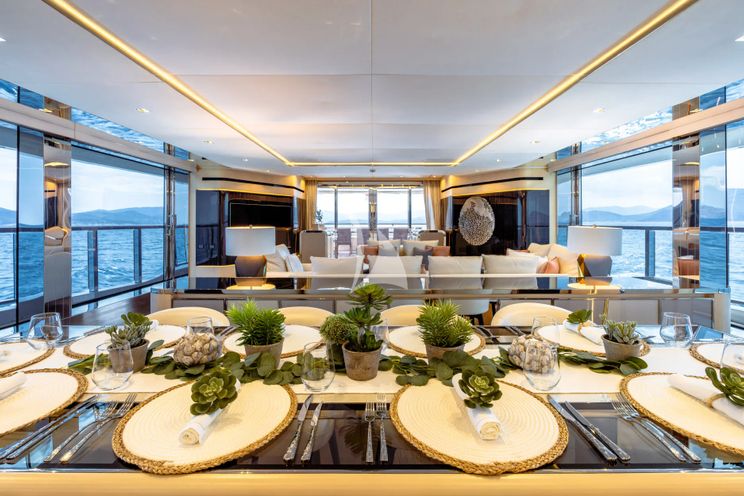 Charter Yacht SANCTUARY - Mangusta Oceano 43 - 5 Cabins - Athens - Mykonos - Paros - Greece