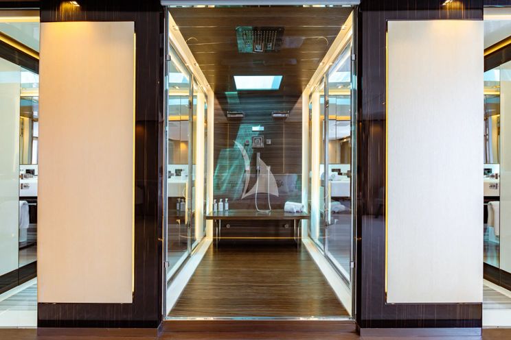 Charter Yacht SANCTUARY - Mangusta Oceano 43 - 5 Cabins - Athens - Mykonos - Paros - Greece