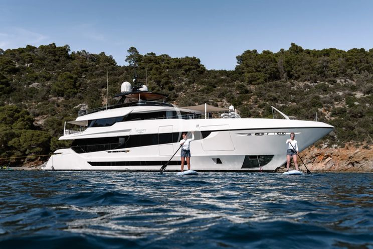 Charter Yacht SANCTUARY - Mangusta Oceano 43 - 5 Cabins - Athens - Mykonos - Paros - Greece