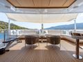 SANCTUARY Mangusta Oceano 43 - sky deck aft seating SANCTUARY Mangusta Oceano 43 - sky deck aft seating
