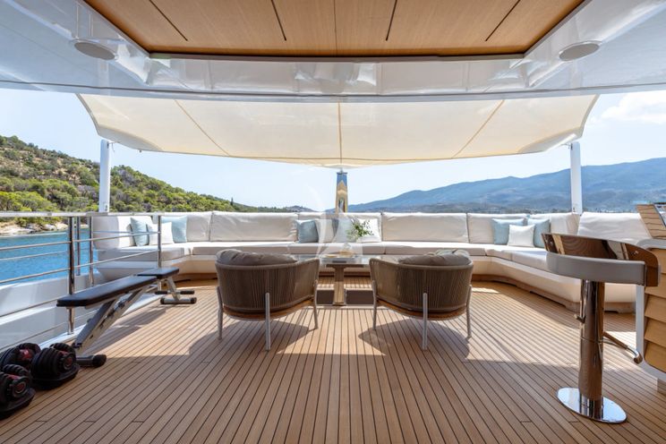 Charter Yacht SANCTUARY - Mangusta Oceano 43 - 5 Cabins - Athens - Mykonos - Paros - Greece