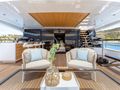 SANCTUARY Mangusta Oceano 43 - sky deck seating and bar area SANCTUARY Mangusta Oceano 43 - sky deck seating and bar area