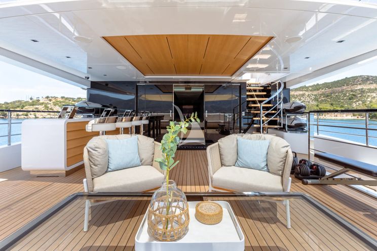 Charter Yacht SANCTUARY - Mangusta Oceano 43 - 5 Cabins - Athens - Mykonos - Paros - Greece