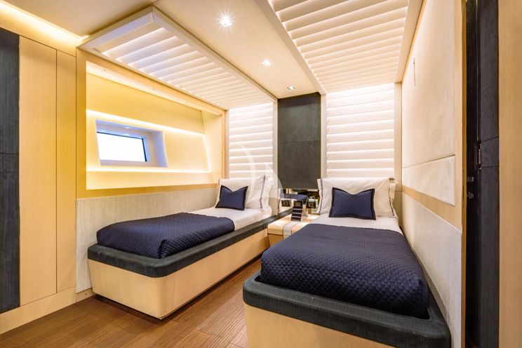 Charter Yacht SANCTUARY - Mangusta Oceano 43 - 5 Cabins - Athens - Mykonos - Paros - Greece