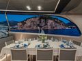 SANDS Maiora 36FB - flybridge dining set up SANDS Maiora 36FB - flybridge dining set up