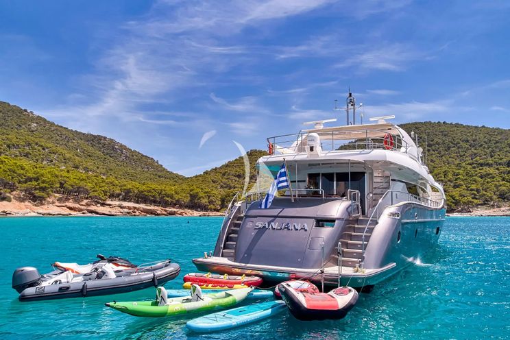 Charter Yacht SANJANA - Leight Notika Centaurian 108 - 4 Cabins - Athens - Mykonos - Paros - Cyclades - Greece