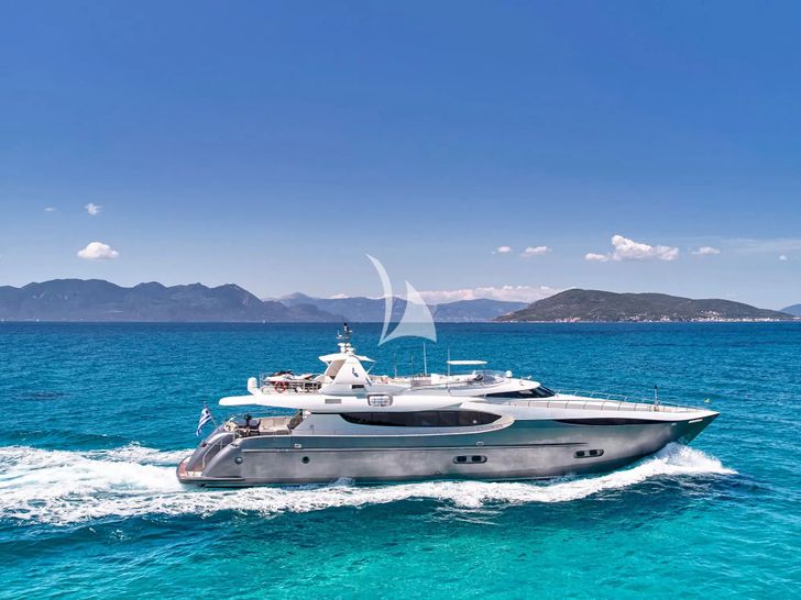 SANJANA Leight Notika Centaurian 108 - side profile cruising SANJANA Leight Notika Centaurian 108 - side profile cruising