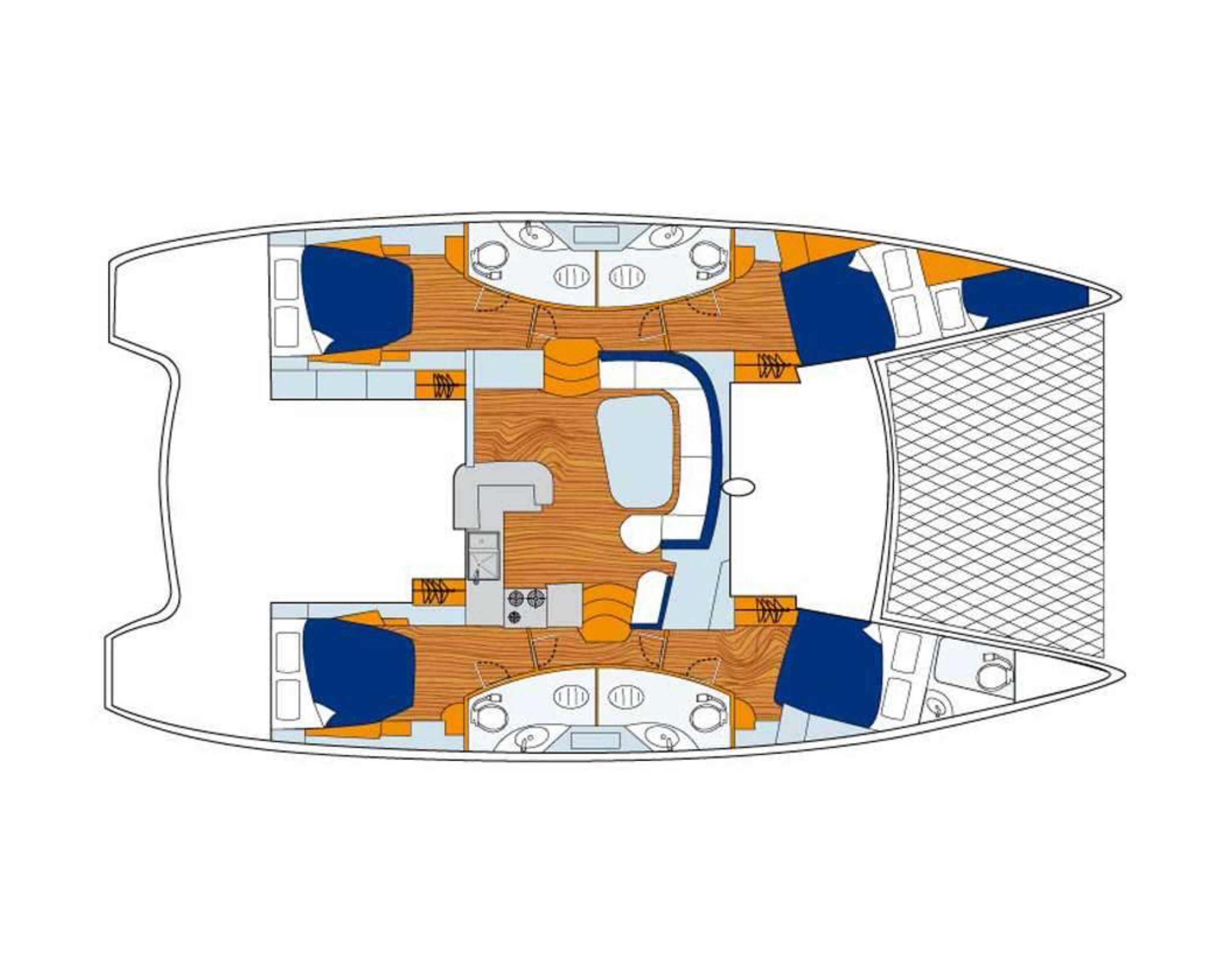 SARA Leopard 46 - layout
