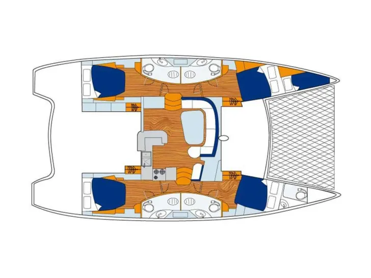 SARA Leopard 46 - layout SARA Leopard 46 - layout
