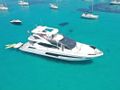 SARAHLISA Sunseeker 75 Yacht - aerial shot SARAHLISA Sunseeker 75 Yacht - aerial shot