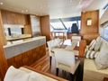 SARAHLISA Sunseeker 75 Yacht - dining area SARAHLISA Sunseeker 75 Yacht - dining area